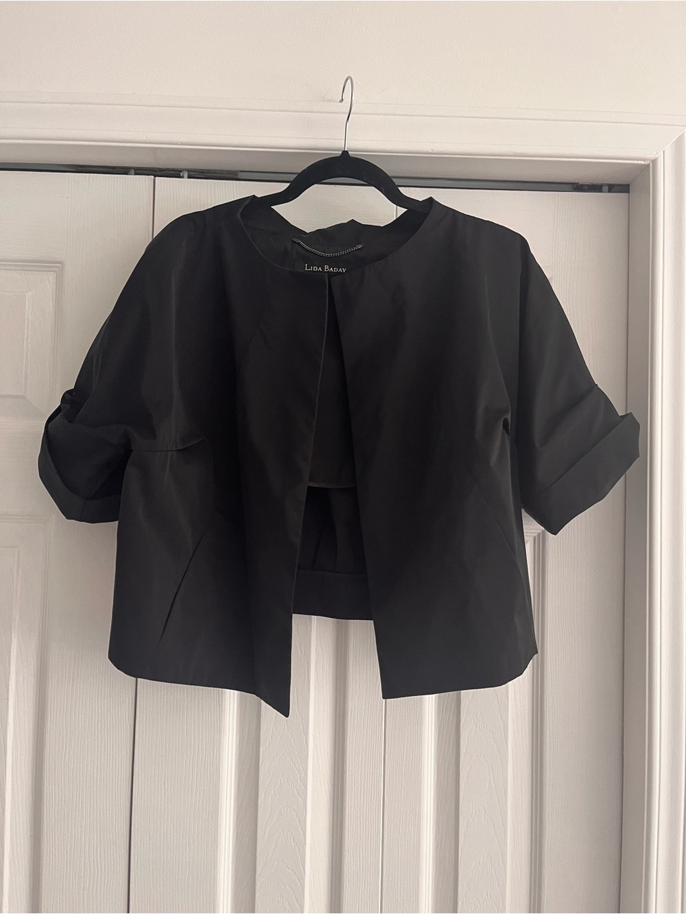 LIDA BADAY black jacket, size 14.